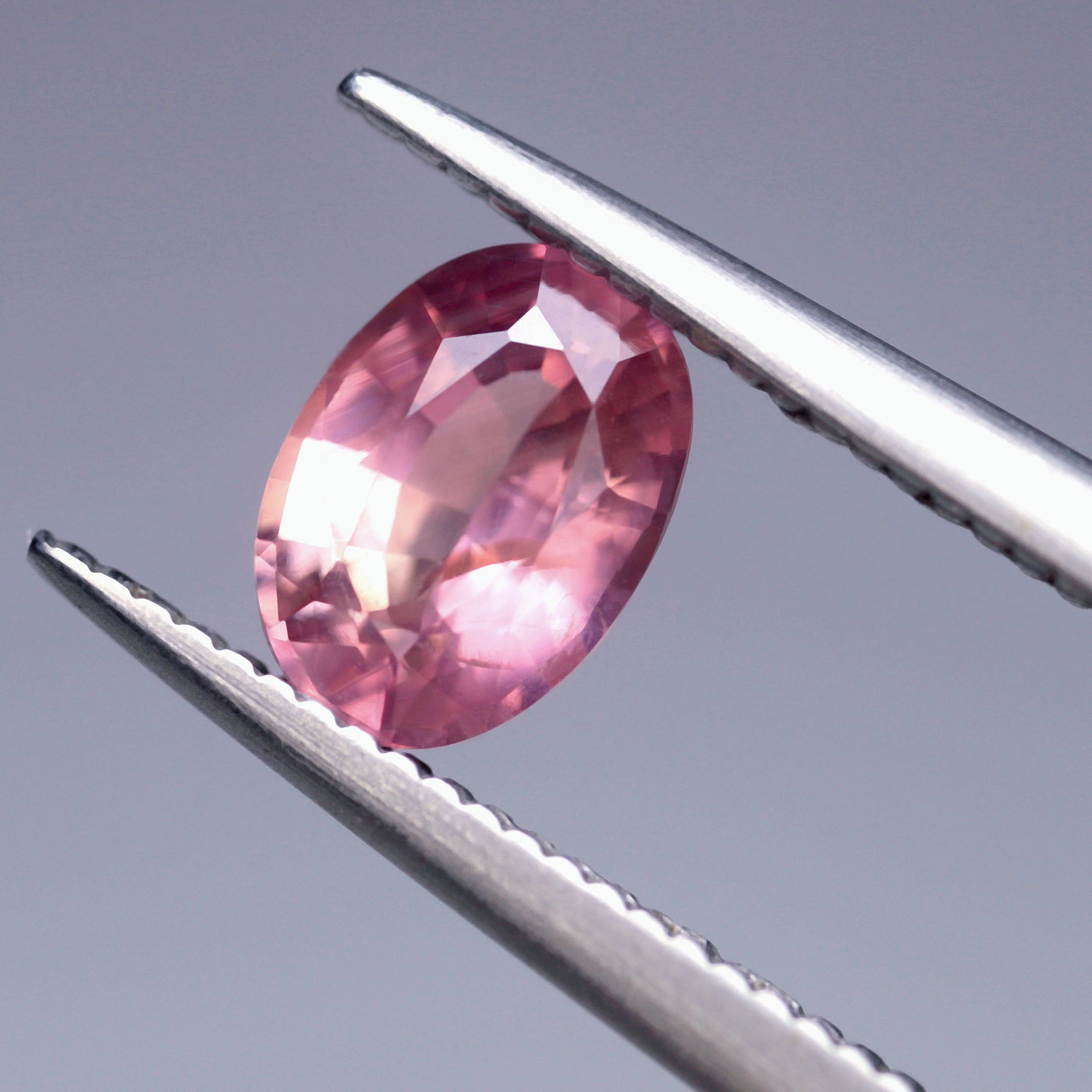 0.83ct Certified Natural Peach Sapphire