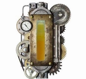 100% VEGAN STEAMPUNK PEPPERMINT PEACH ROLL ON LIP MOISTURIZER