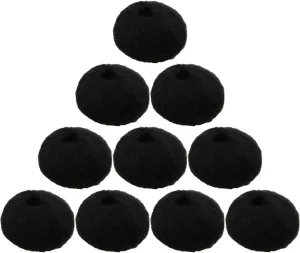 10pcs 250g 8.1oz Soild Color Angola Amorous Mohair Crochet Wool Yarn for DIY Handmade Knitted Crochet Baby Sweater Scarf Shawl Scarf Fine Thread Clothes Yarn Black