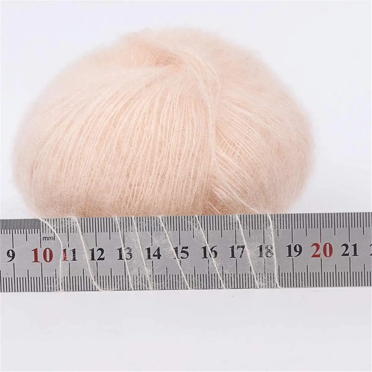 10pcs 250g 8.1oz Soild Color Angola Amorous Mohair Crochet Wool Yarn for DIY Handmade Knitted Crochet Baby Sweater Scarf Shawl Scarf Fine Thread Clothes Yarn Caramel