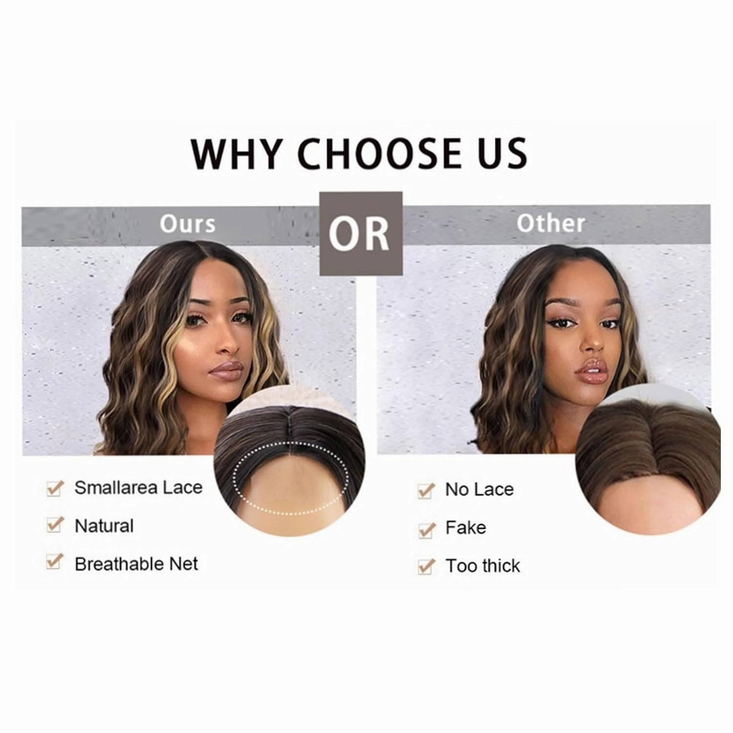 14 Inch Short Wavy Small Area Lace Wig for Women Synthetic Curly Middle Part Wigs Light Gray Natural Looking Heat Resistant Light Gray Hair Piece Wig for Daily Party Use