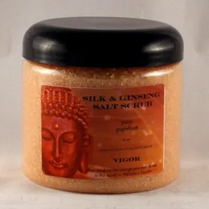 16 oz Zen Silk & Ginseng Salt Scrub Vigor