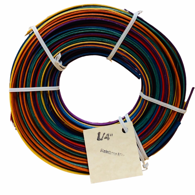 1/4" Dyed Flat Reed