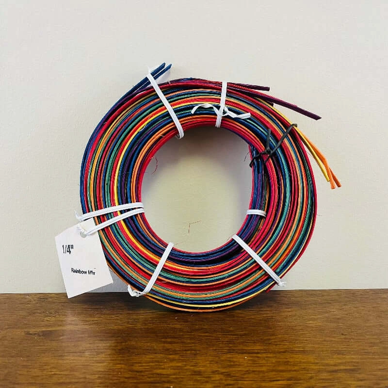 1/4" Dyed Flat Reed
