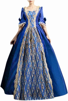 2024 Princess Dress Sleeve Womens Gothic Retro Dress Vintage Half Court Women's Dress Loose Casual Dresses Women