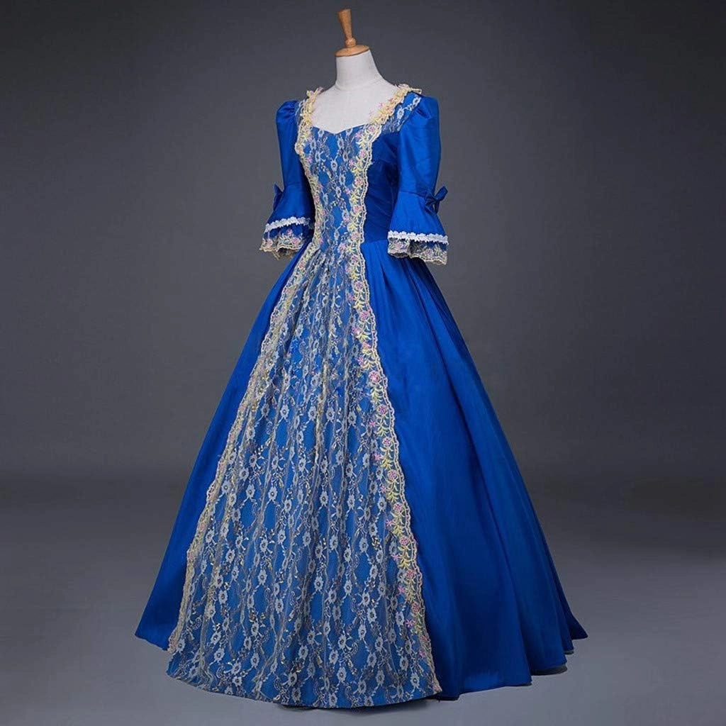 2024 Princess Dress Sleeve Womens Gothic Retro Dress Vintage Half Court Women's Dress Loose Casual Dresses Women