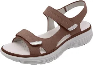 2025 Orthopedic Sandals for Women with Arch Support Summer Sport Sneakers with Ankle Strap Stylish Ladies Dressy Slippers Slip-On Slides Breathable Comfortable Non-Slip Beach Vacation Walking Footwear