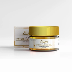 24K Gold Exfoliating Gel - Face Scrub & Body Peeling - 100% Pure Gold Face Scrub & Exfoliator - Skin Care Facial, Exfoliating Gel for Dark Spots - Gentle Scrubber Wash