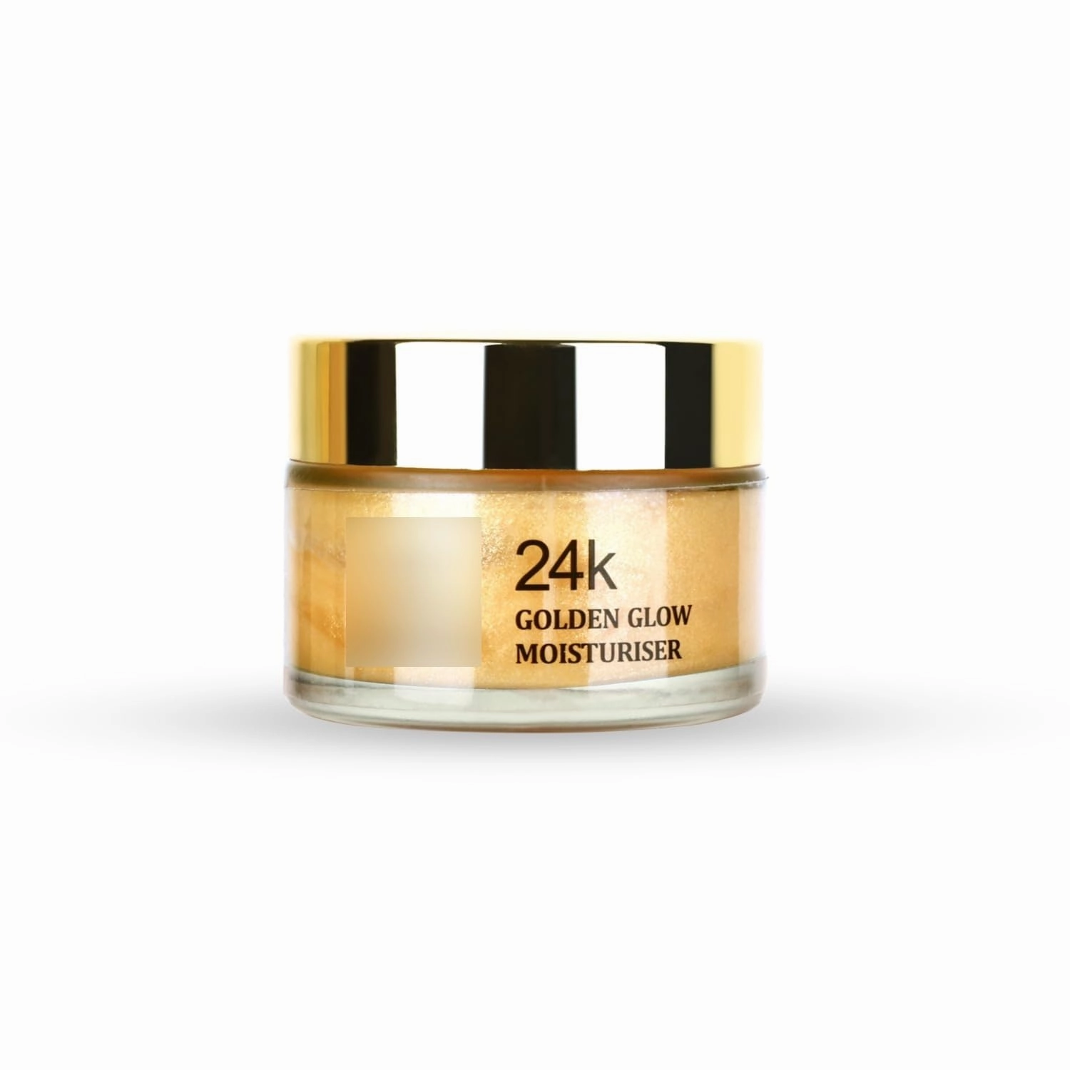 24k Gold Pure Moisturizer For Oily & Dry Skin with Real Gold Flakes and Shimmer | Oil Free Glow Moisturizer For Face | Fast Absorbing Face Cream For Men & Women | Paraben Free | 50gm