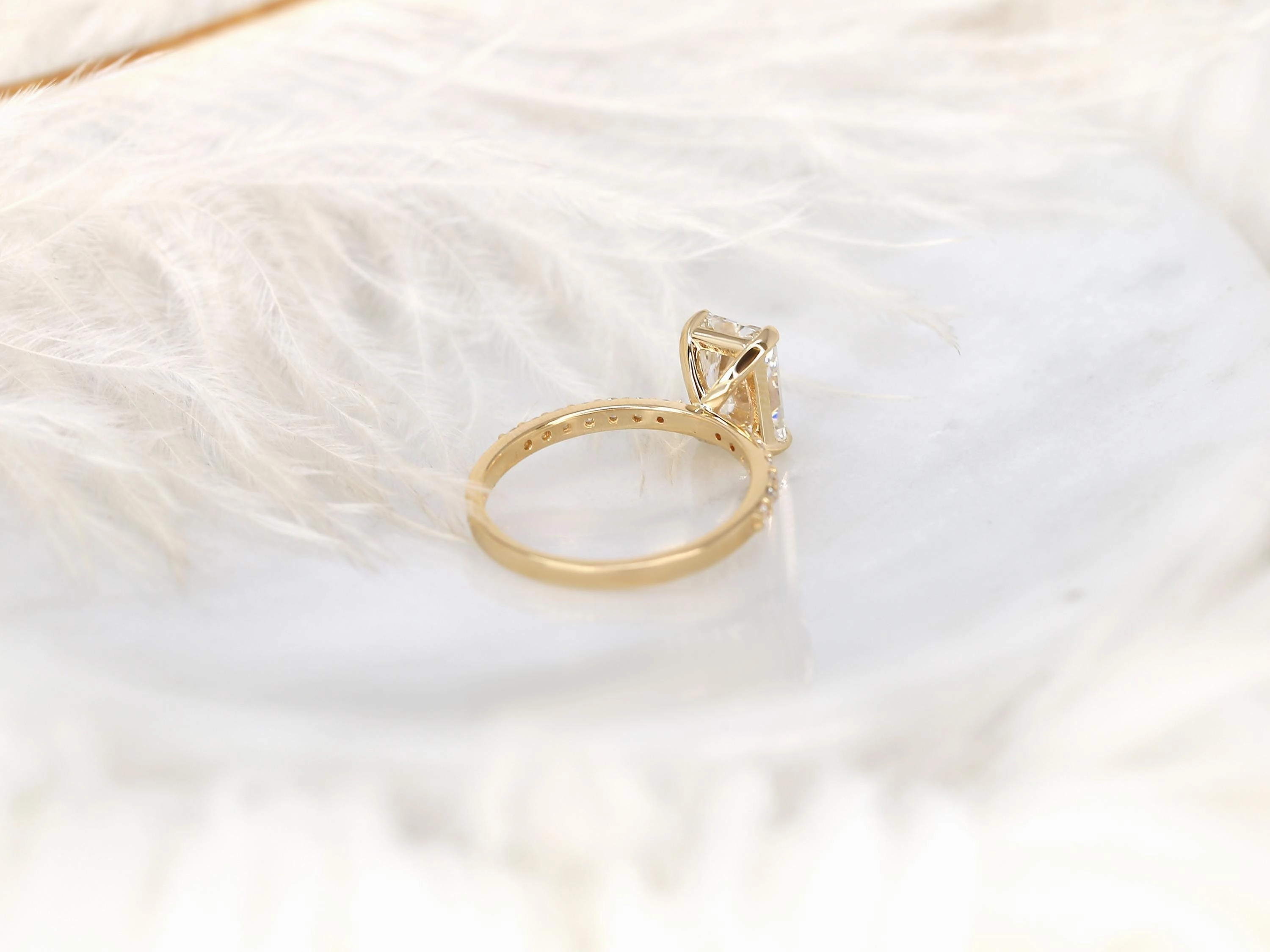 2.01ct Bryce 14kt Gold Diamond Radiant Solitaire Ring