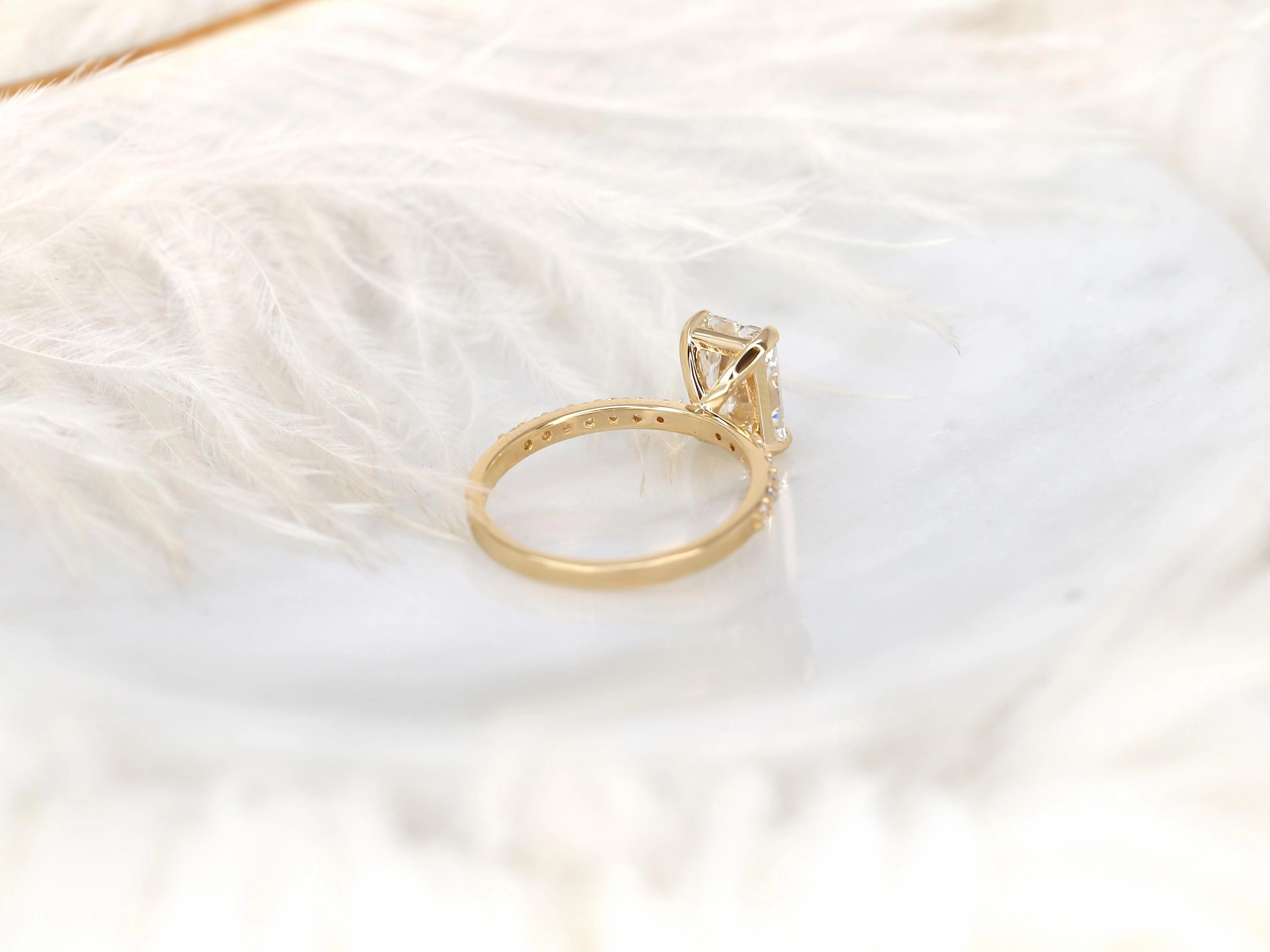 2.01ct Bryce 14kt Gold Diamond Radiant Solitaire Ring