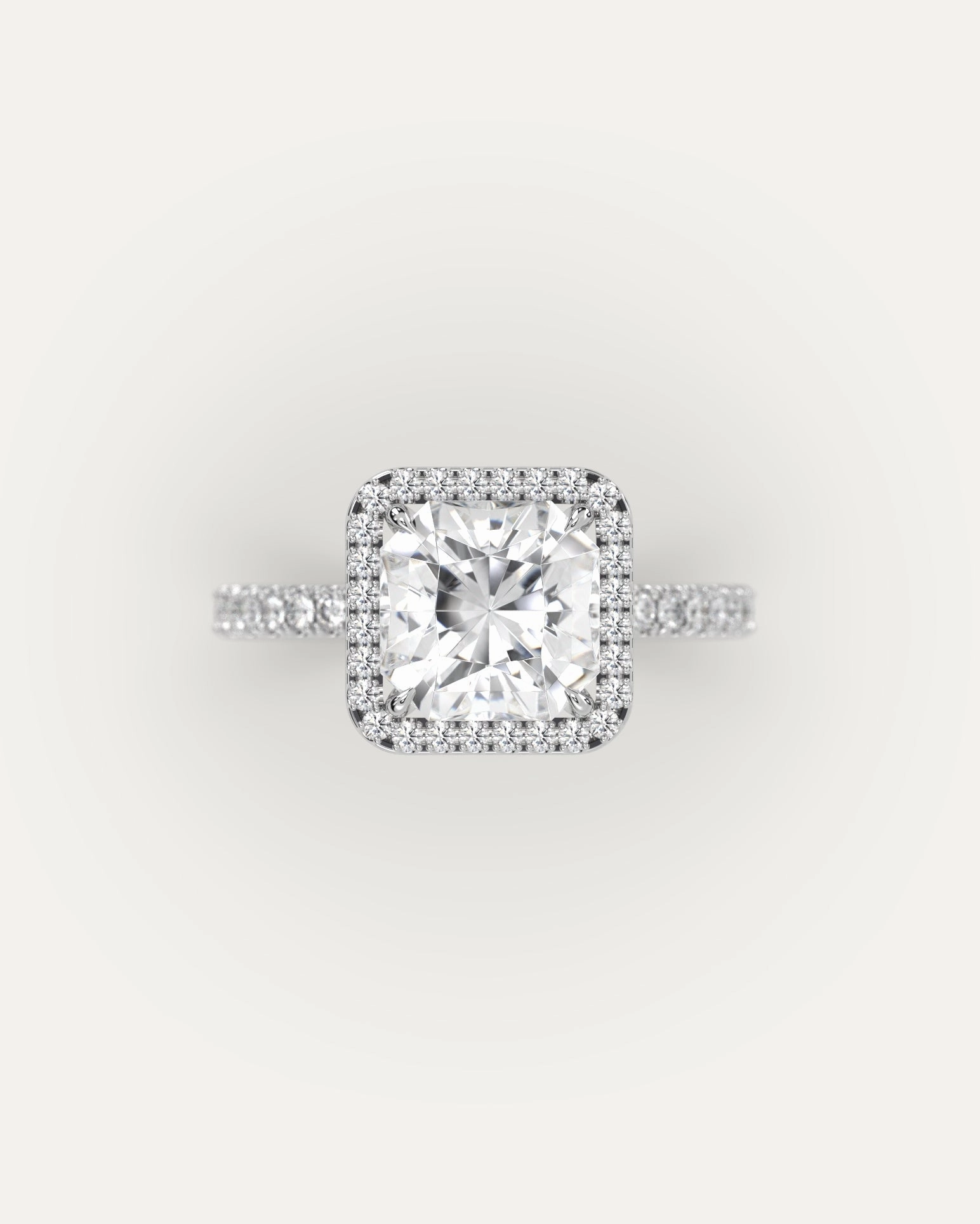 3 carat Radiant Cut Diamond Ring