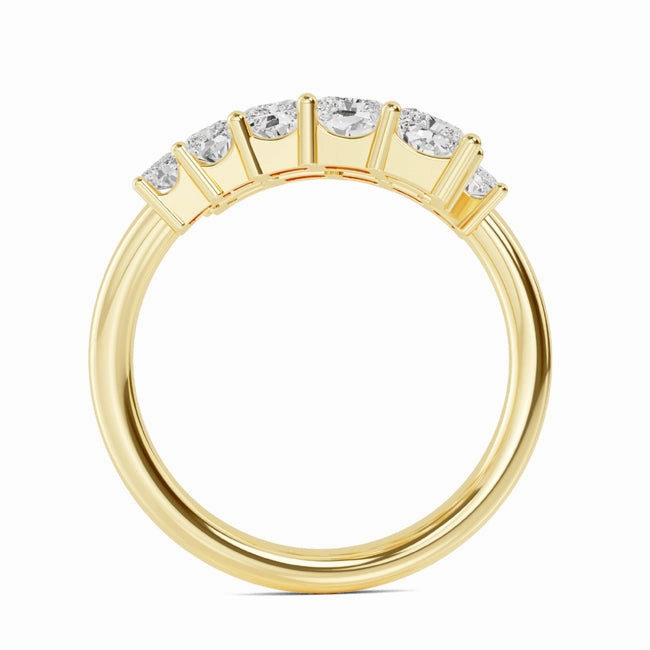 3 Ctw Radiant Graduating Lab Grown Diamond Bypass Ring