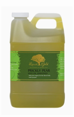 64 oz - Premium Prickly Pear Seed Oil - 100% Pure Cold Pressed Natural Organic