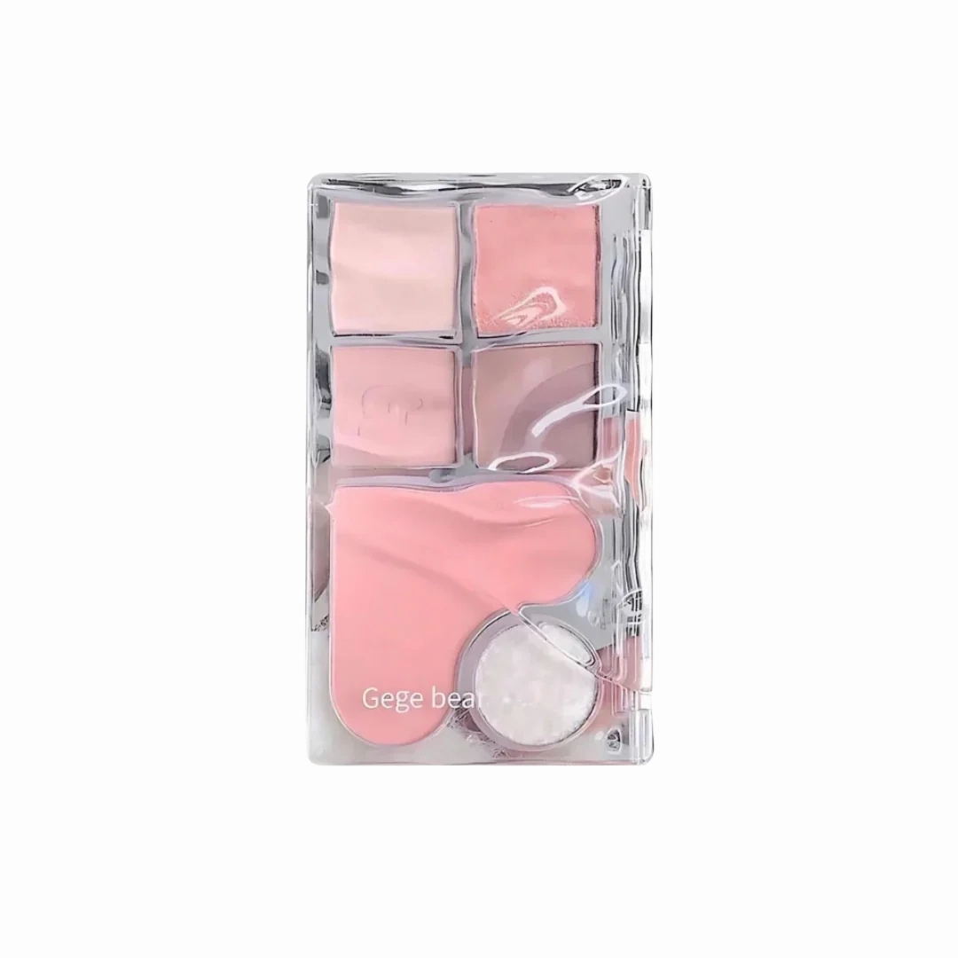 6 Shade Eyeshadow Palette - #02 Strawberry Mood