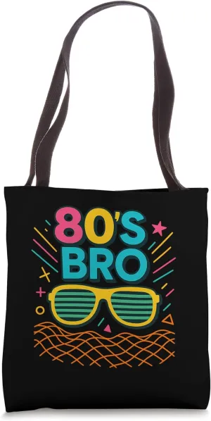 80's Bro retro sunglasses with bold 80s vintage vibes Tote Bag