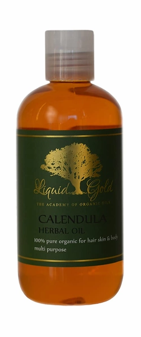 8 oz - Premium Calendula Herbal Infused Oil - Pure Natural Organic Skin Hair Body Care