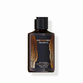 . Black Rose & Oud Body Wash 50Ml - Luxury Body Wash for Women - Organic & Vegan - Shower Gel Women - 100% Vegan - Luxury Beauty - Body Skin Care Products