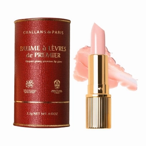 [CHALLANS de PARIS] Elegant Glossy Premium Lip Balm – Instinct Plumping and Moisturizing Lip Care, Smooth and Shiny Lip Gloss, Rose, 0.11 oz