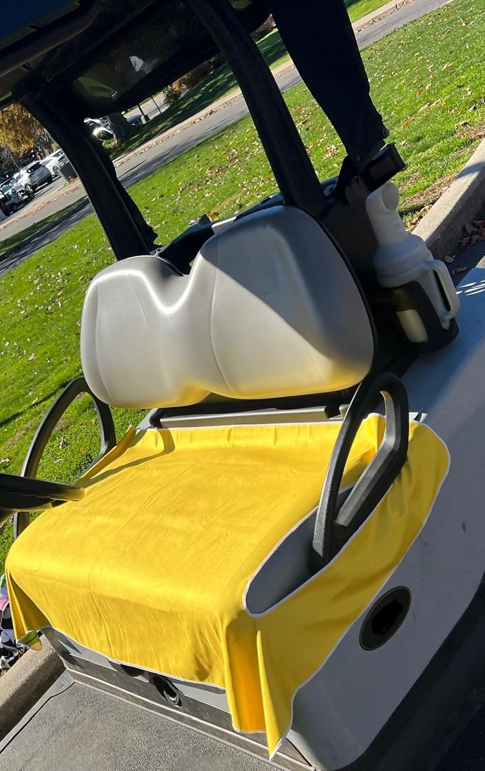 | Microfiber Golf Cart Seat Cover | Lightweight Golf Blanket | Portable | Sports | Golf Accessories | Club Car | EZGO