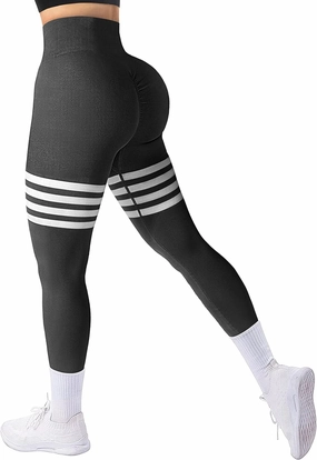 A AGROSTE Seamless Workout Leggings for Women Scrunch Butt Lifting Leggings Booty High Waisted Yoga Pants
