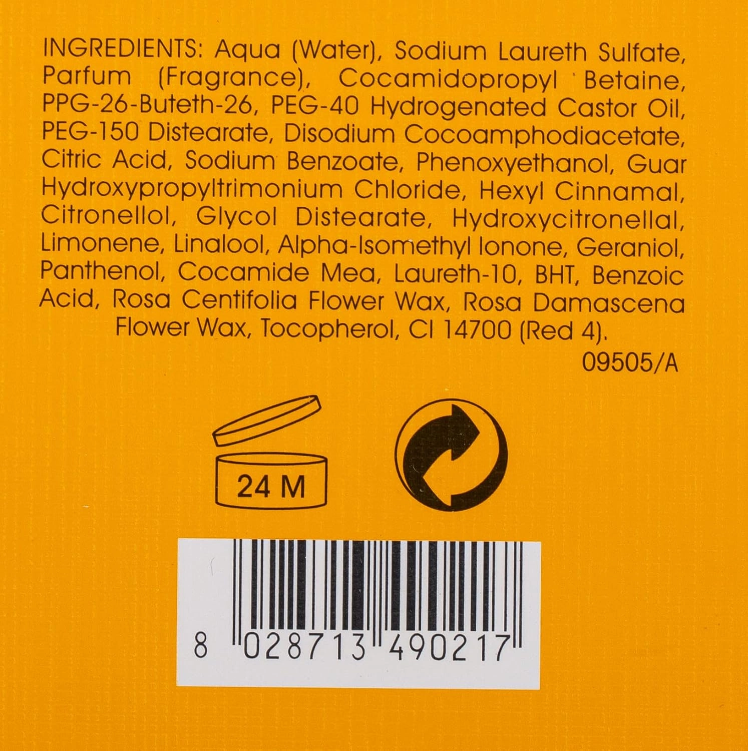 Acqua Di Parma di Parma Rosa Nobile Shower Gel, 6.7 Ounce 8009007