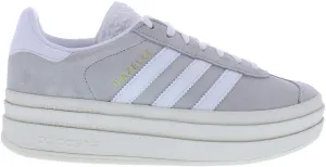 adidas Gazelle Bold Womens Shoes Size 7.5, Color: Grey/White-Grey