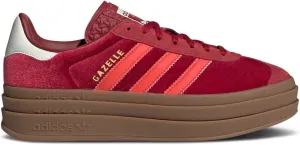 Adidas Gazelle Bold Womens Sneaker (Bright Red Velvet, 6)