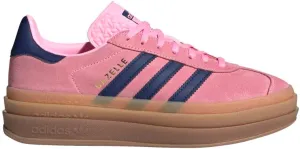 Adidas Gazelle Bold Womens Sneaker (Pink Navy Gum, 6.5)