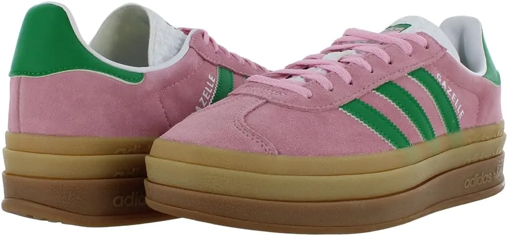 adidas Women's Crewht/Nindig/Magbei Gazelle Bold W Cream whiteNight Indigo/Magic Beige 8 US