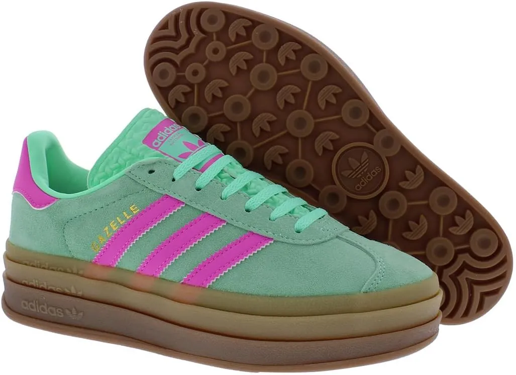 adidas Women's Crewht/Nindig/Magbei Gazelle Bold W Cream whiteNight Indigo/Magic Beige 8 US