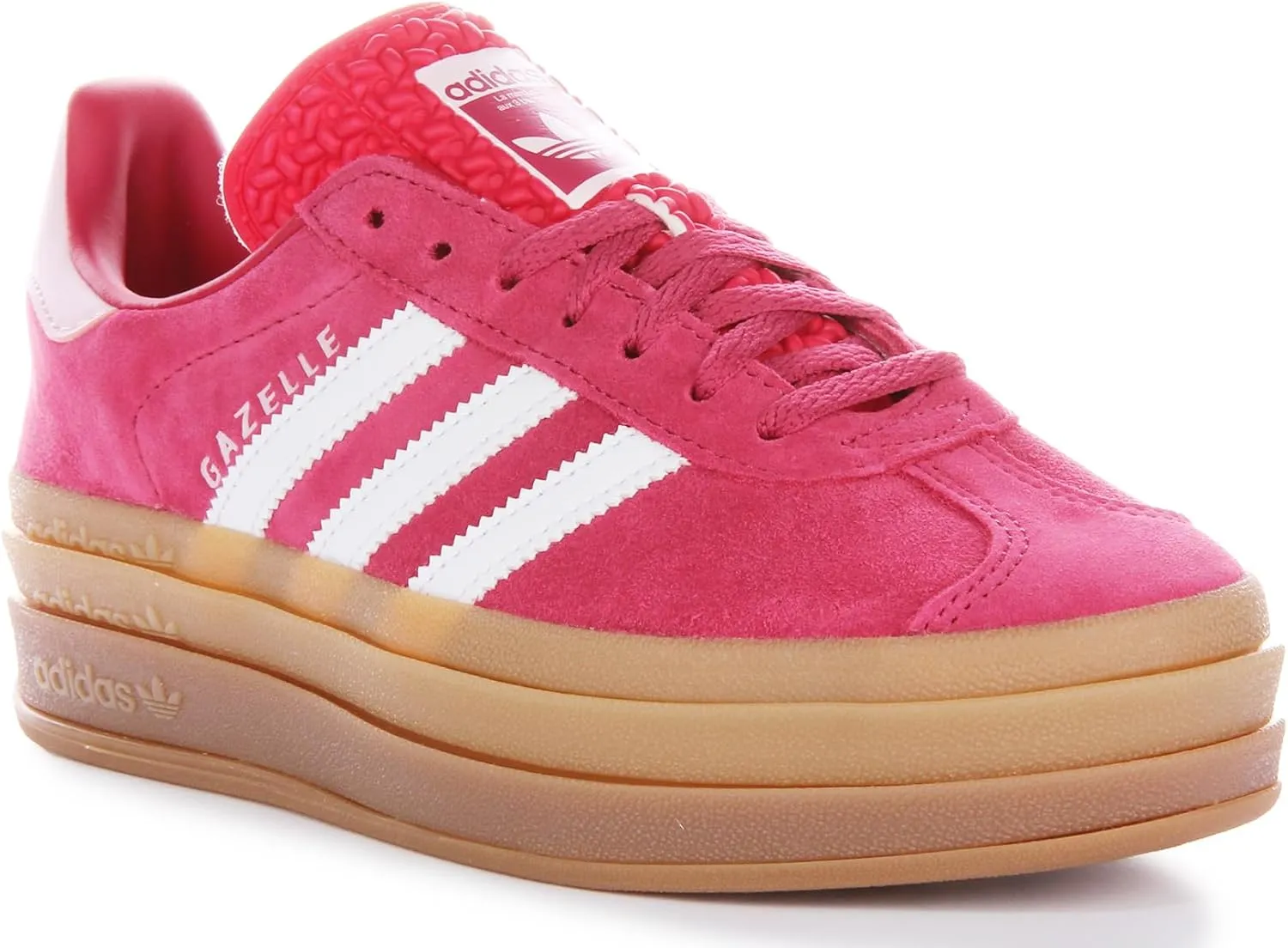 adidas Womens Gazelle Bold Wild Pink Gum Size 6