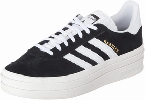 adidas CBLACK/FTWWHT/CWHITE Women's Gazelle Bold W blackFtwr Core White 8.5 US, Wide