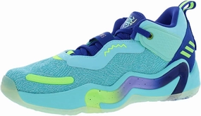 adidas D.O.N Issue 3 GCA Unisex Shoes Size 19, Color: Pulse Aqua/Bold Blue/Bright Cyan