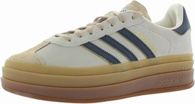 Adidas Gazelle Bold Womens Shoes Size 7.5, Color: Taupe/Navy/Tan-Beige