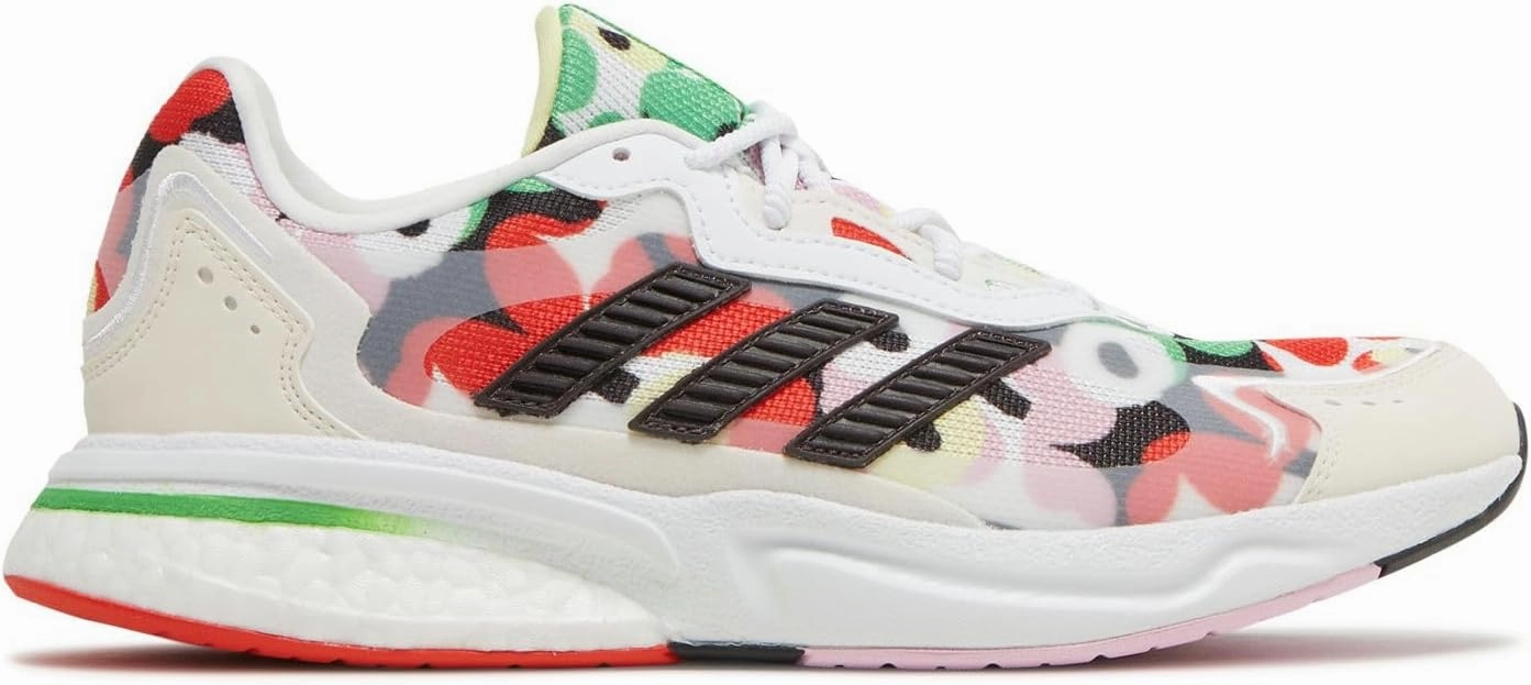 adidas Womens SN1997 x Marimekko Shoes, Cloud White/Trail Brown/Pearl Citrine