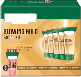 AK Glowing Gold Facial Kit, 500g  100ml