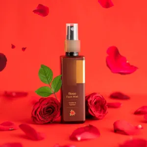 Aloe Vera and Rose Face Toner for Glowing Skin Combo - 100ml Each (Pack of 2), Promotes Glowing, hydrated Skin with Natural Formula, Alcohol-Free, Suitable for All Skin Types
