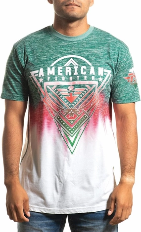 American Fighter Mens Sublimated T-Shirt Colored Short Sleeve Shirts for Men.