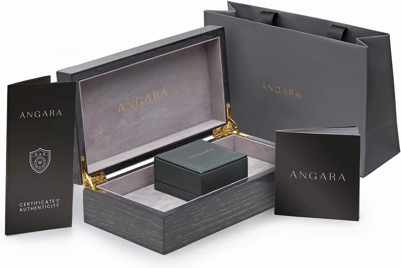 Angara Lab Grown Vintage Inspired Cushion Rectangular Emerald Split Shank Engagement Ring in 14K Solid Gold/Platinum | Birthday, Anniversary, Wedding Jewelry Gift for Women