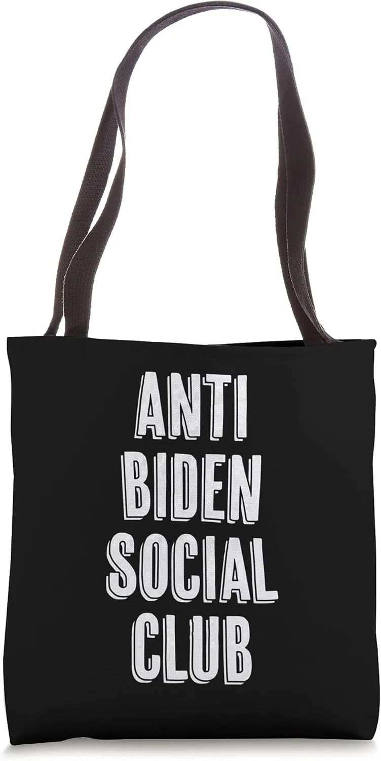 Anti Biden Social Club Tote Bag