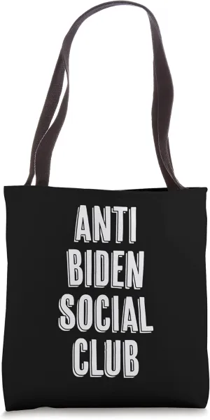 Anti Biden Social Club Tote Bag