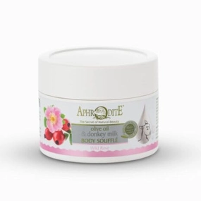 Aphrodite Donkey Milk Body Soufflé with Wild Rose, 8 oz
