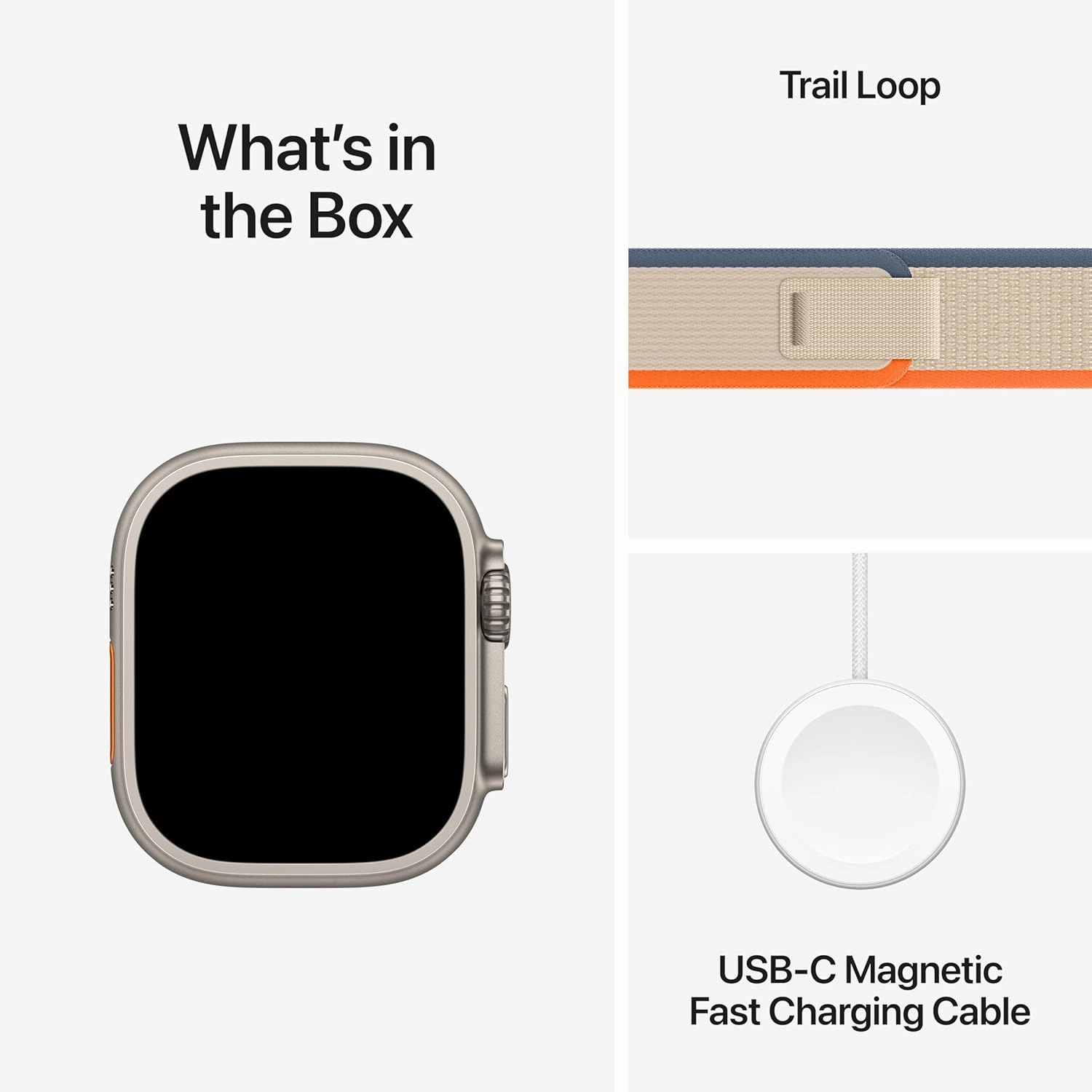 Apple Watch Ultra 2 [GPS   Cellular 49mm] Smartwatch with Rugged Titanium Case & Orange/Beige Trail Loop S/M. Fitness Tracker, Precision GPS, Action Button, Extra-Long Battery Life