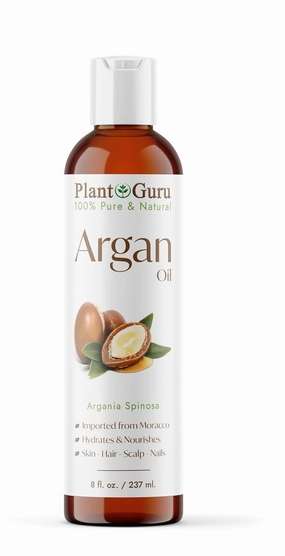 Argan Oil 8 fl. oz. Morocco Virgin, Cold Pressed 100 Pure Natural - Stimulates Hair Growth, Skin, Face And Body Moisturizer.