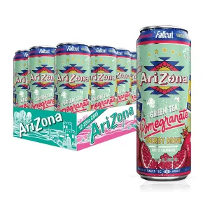 AriZona x Fallout Pomegranate Green Tea - 234mg Natural Caffeine per Can