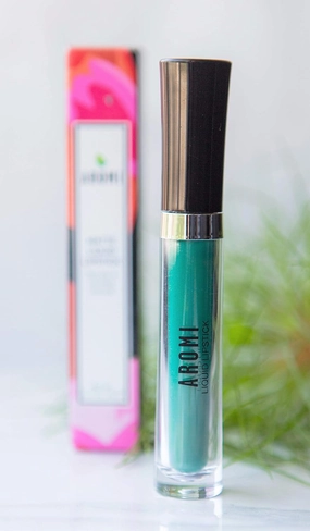 Aromi Matte Liquid Lipstick | Long Wear, Bright Green Lip Color, Vegan   Cruelty-free, Unique Shade for Women, Waterproof (Jade Green)
