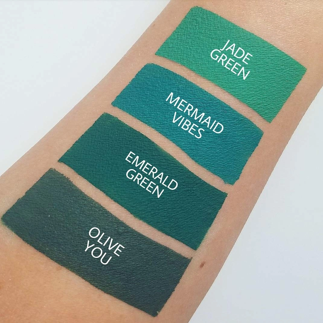 Aromi Matte Liquid Lipstick | Long Wear, Bright Green Lip Color, Vegan   Cruelty-free, Unique Shade for Women, Waterproof (Jade Green)