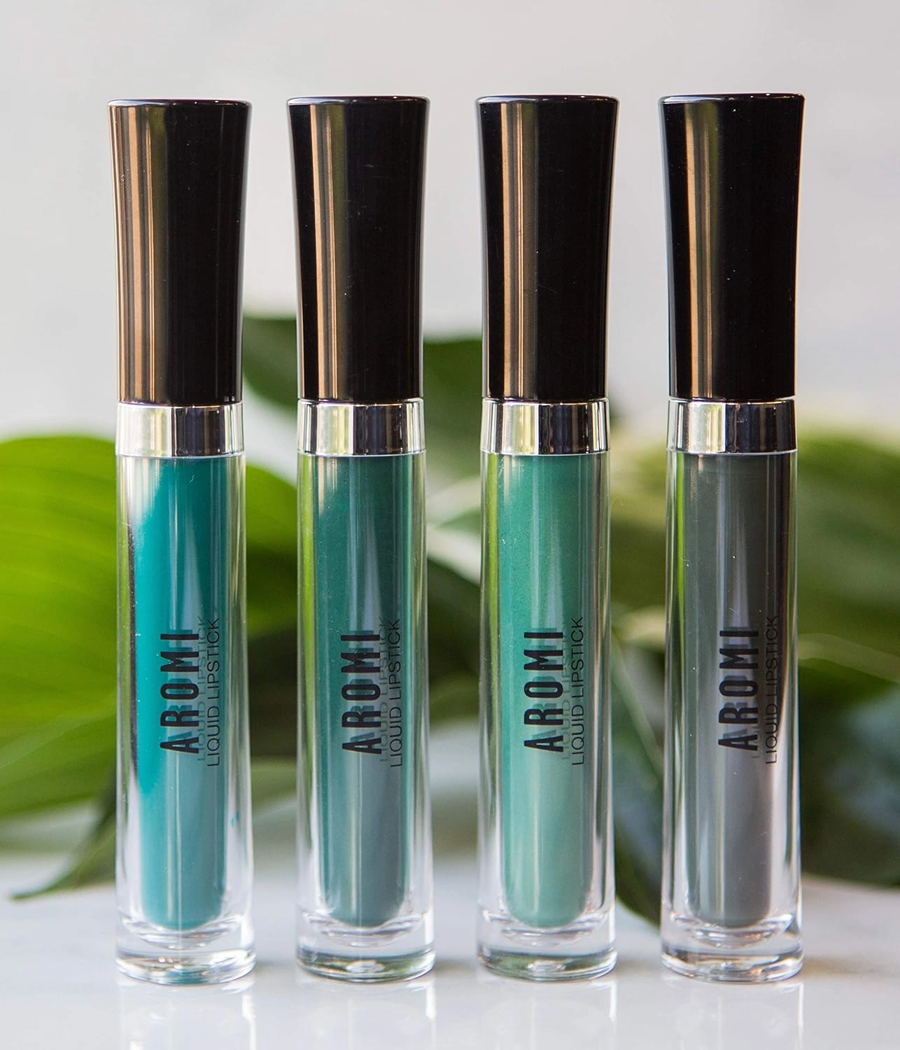 Aromi Matte Liquid Lipstick | Long Wear, Bright Green Lip Color, Vegan   Cruelty-free, Unique Shade for Women, Waterproof (Jade Green)