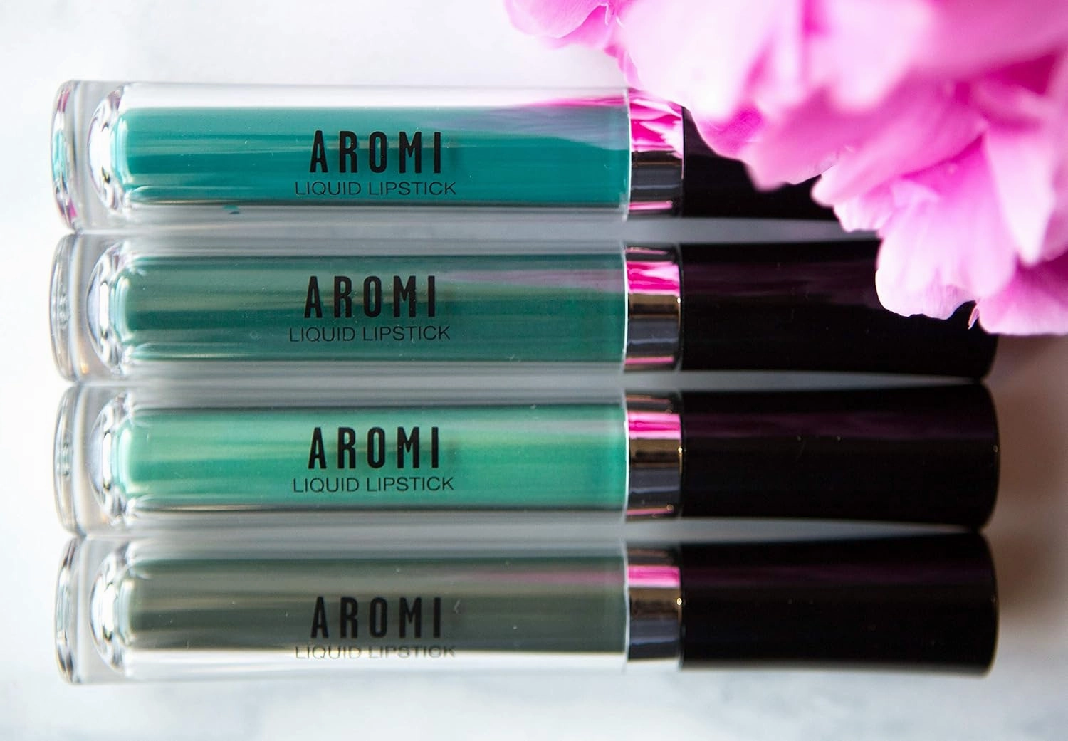 Aromi Matte Liquid Lipstick | Long Wear, Bright Green Lip Color, Vegan   Cruelty-free, Unique Shade for Women, Waterproof (Jade Green)